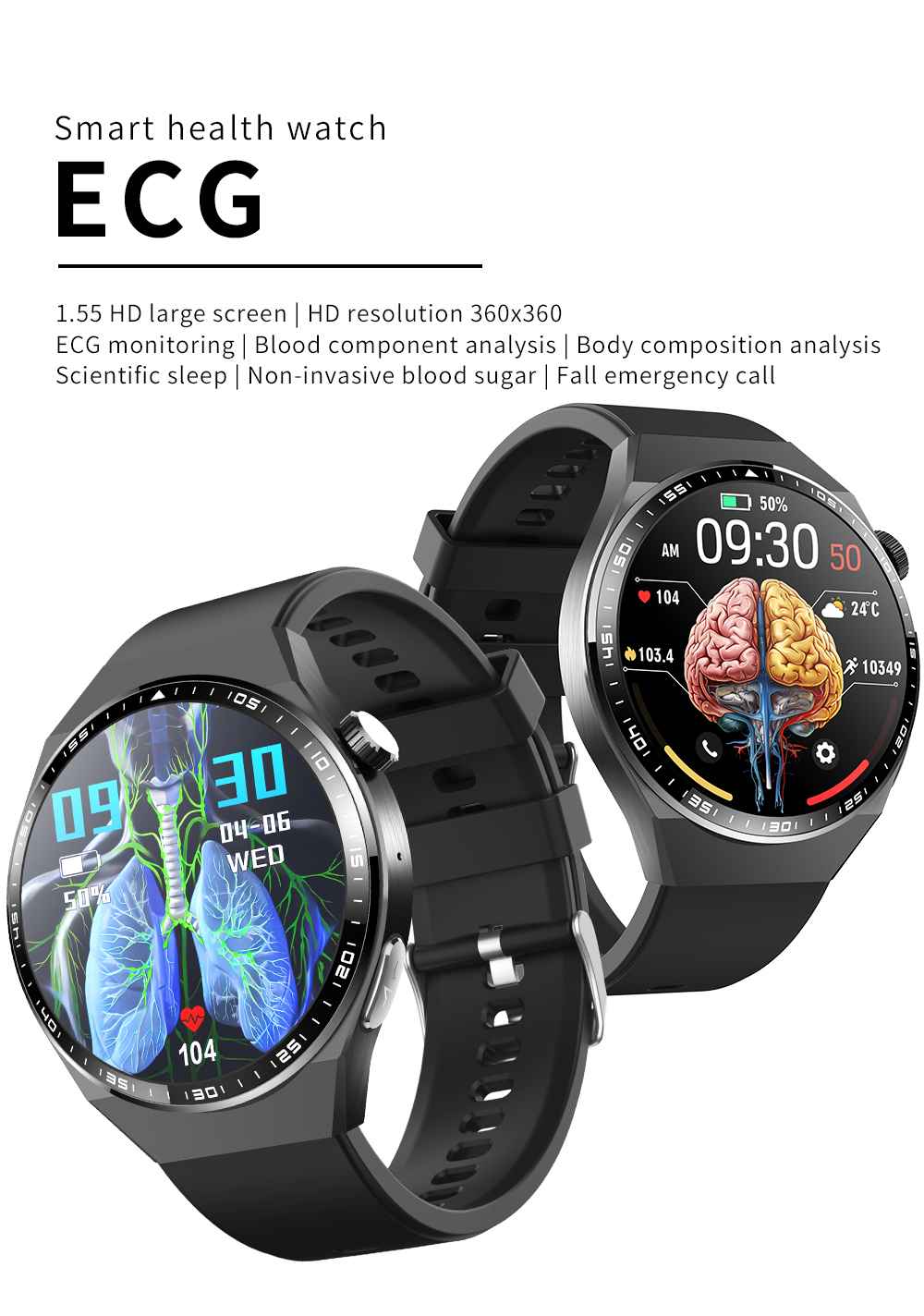 Titanium smartwatch