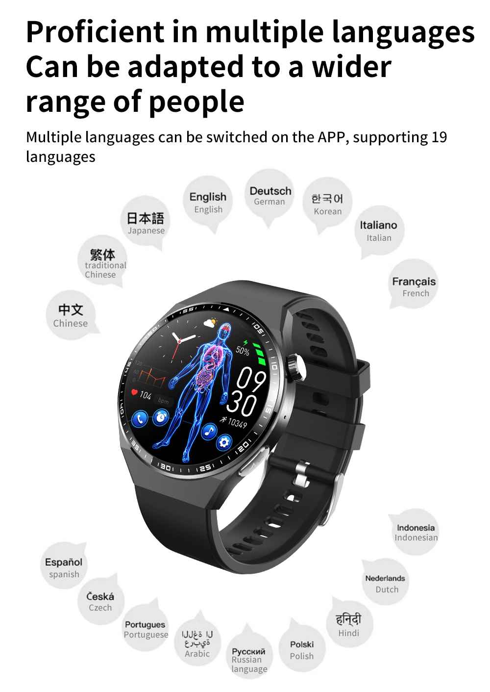 Titanium smartwatch