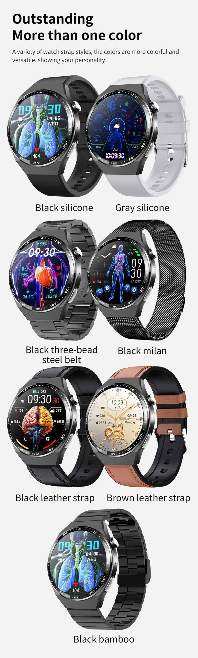 Titanium smartwatch