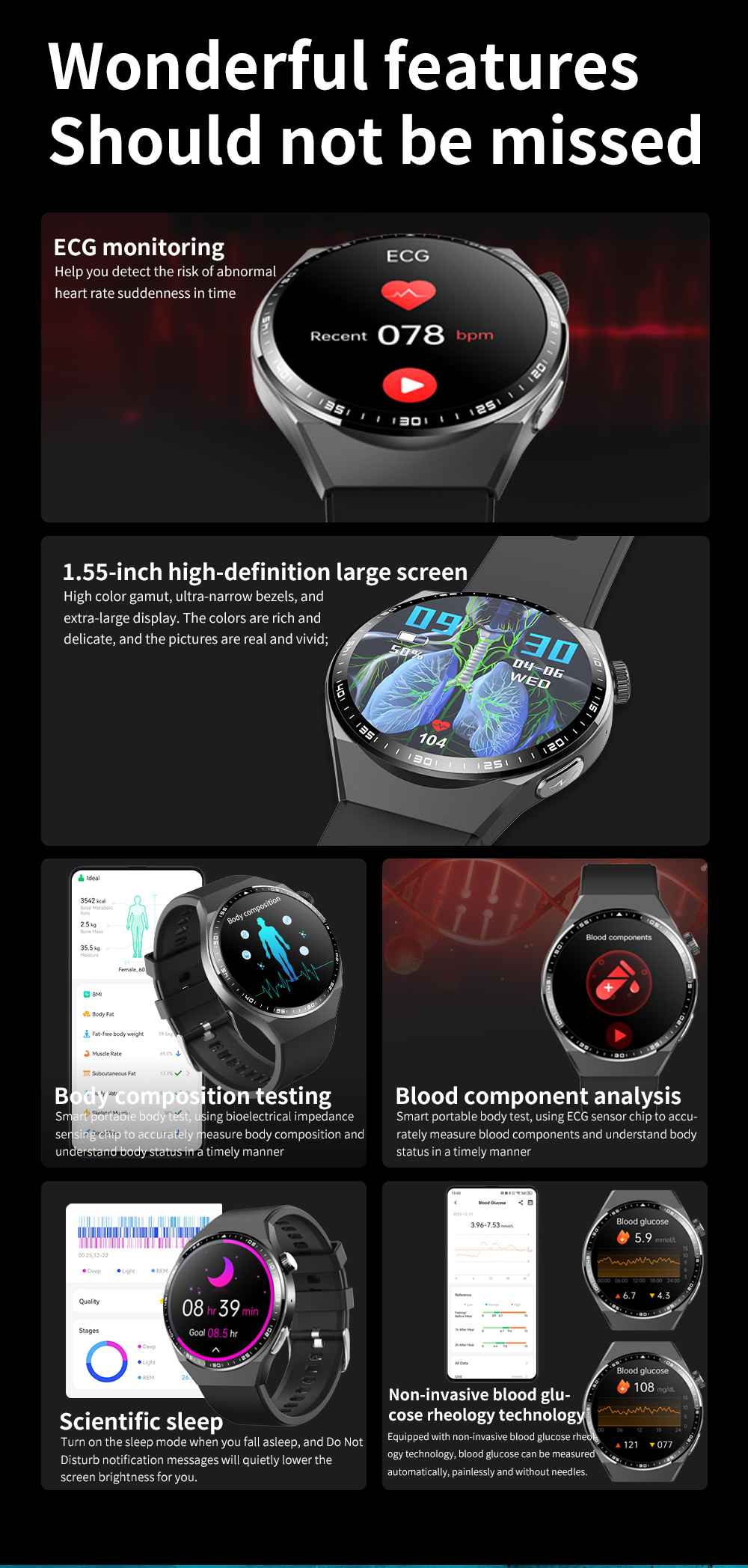 Titanium smartwatch