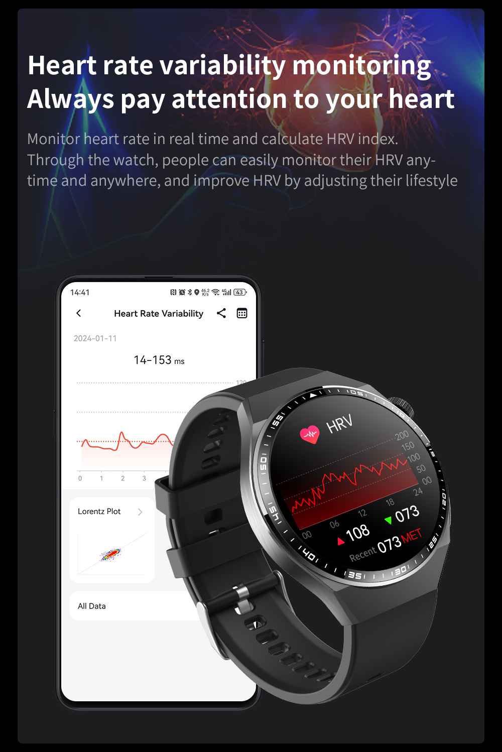 Titanium smartwatch