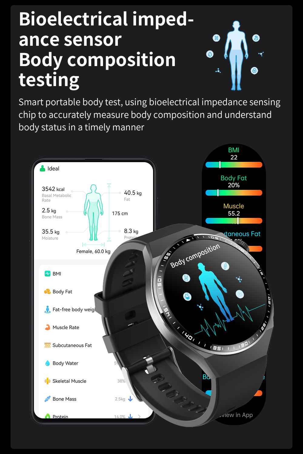 Titanium smartwatch